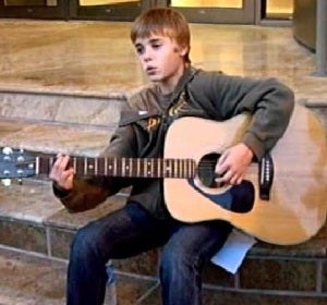 Justin Bieber de pequeño Justin Bieber de pequeño