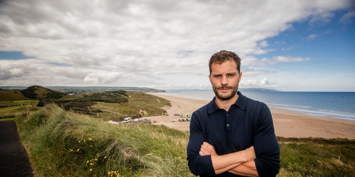 Jamie Dornan en la fotografía para promover el paisaje