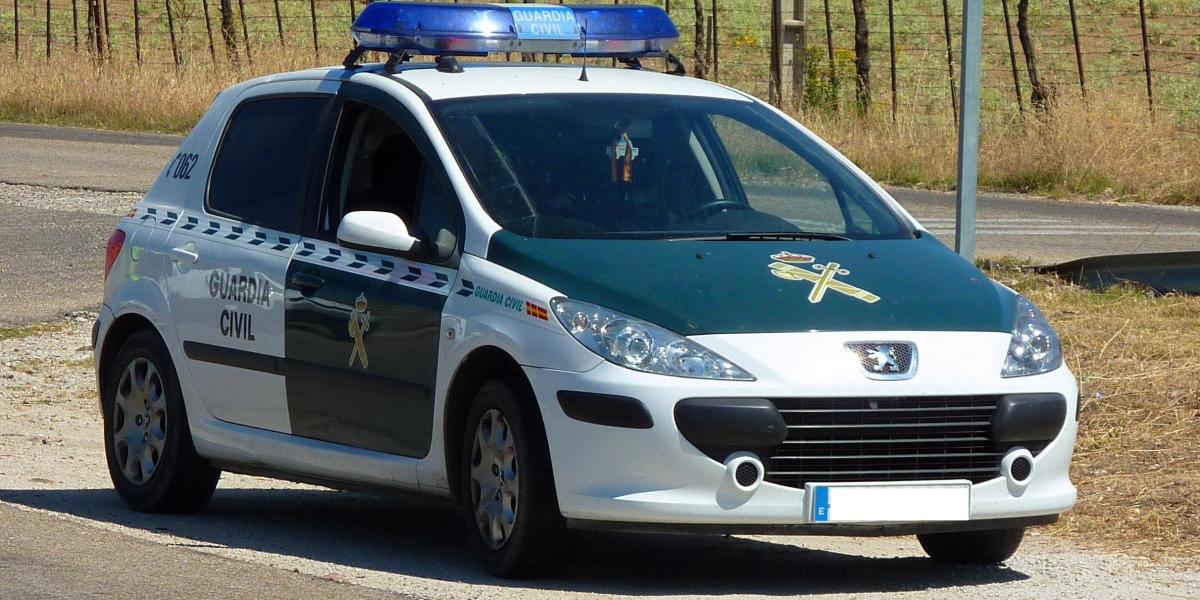Coche de la Guardia Civil, imagen de archivo