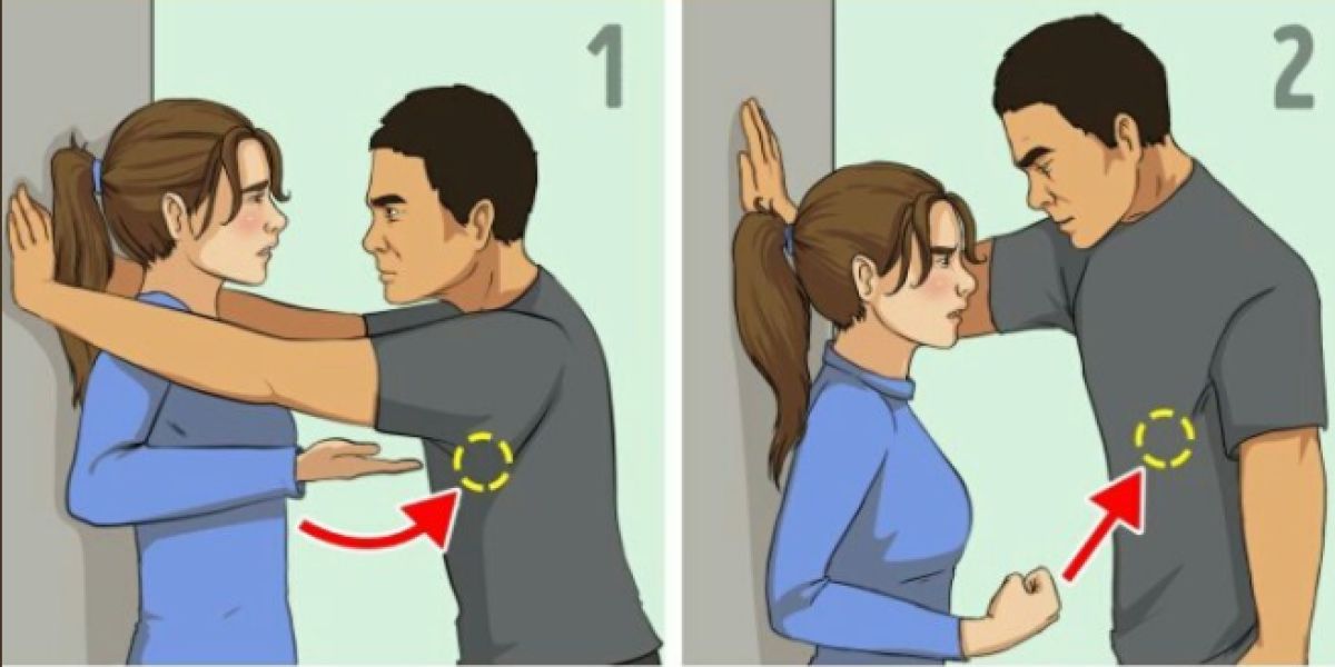 Consejos ilustrados para defenderse de una agresión sexual