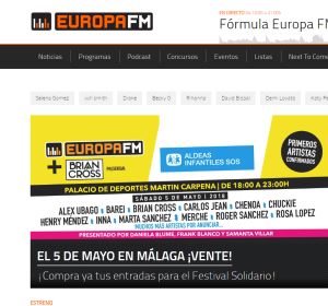 europafm.com, la segunda web musical en febrero europafm.com, la segunda web musical en febrero