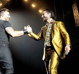 Maluma invita a Ricky Martin a su concierto de Los Ángeles Maluma invita a Ricky Martin a su concierto de Los Ángeles