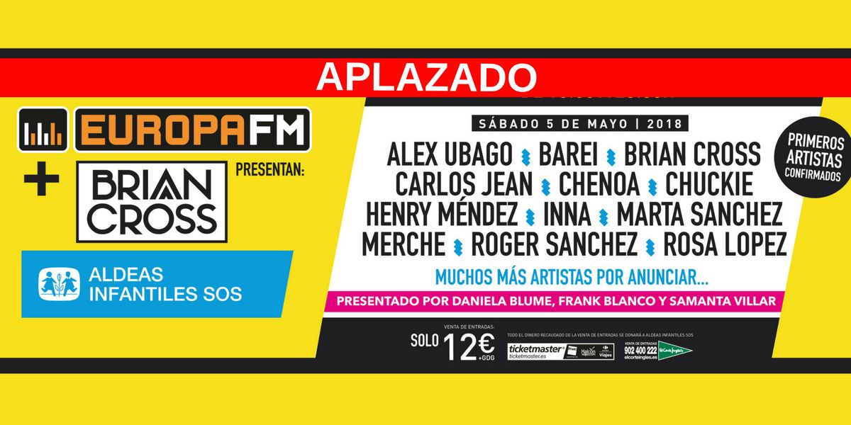 Festival Solidario - Aplazamiento