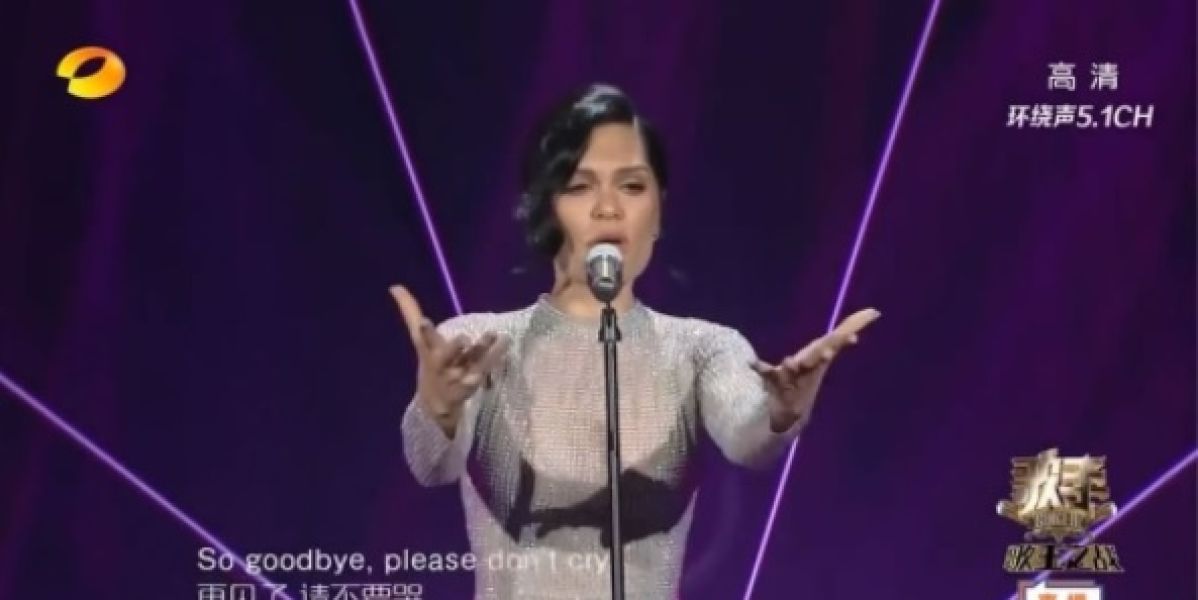 Jessie J en la tv china