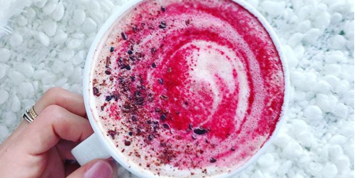 La nueva tendencia de Instagram es el café rosa y es bueno para tu salud