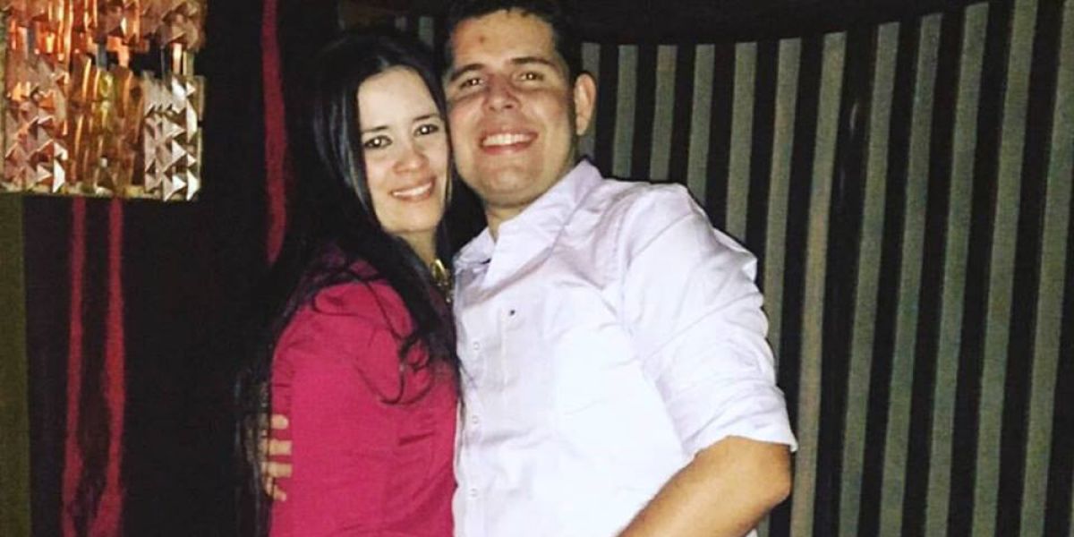 Luana Alves, de 36 años, y su novio Rodrigo Nogueira, de 31