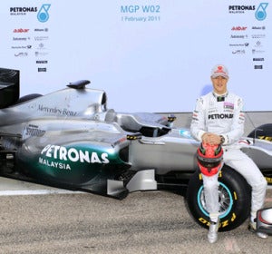 Presentación oficial del MercedesGP W02