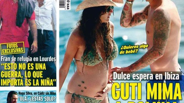 La 'dulce espera' de Guti y Romina en Ibiza