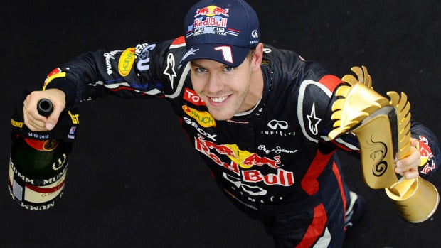 Vettel, tras su triunfo en Corea