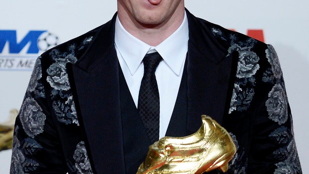 Leo Messi, ganador de la 'Bota de Oro'