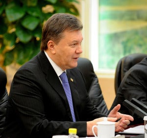 El presidente de Ucrania, Viktor Yanukovich