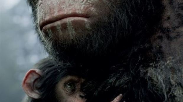 Primer cartel de 'El amanecer del planeta de los simios'