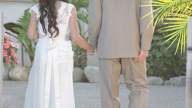 Padre e hija, camino al altar