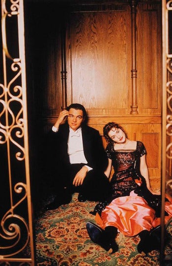 Leonardo DiCaprio y Kate Winslet en 'Titanic'