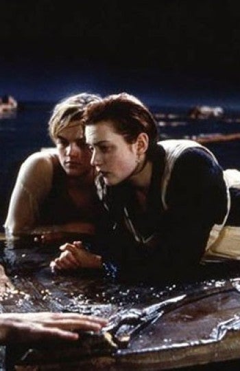 Leonardo DiCaprio y Kate Winslet en 'Titanic'