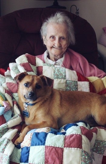 Betty y su perro