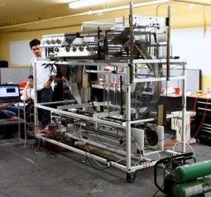 Robot para elaborar hamburguesas