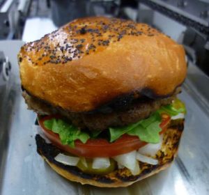 Hamburguesa creada por un robot