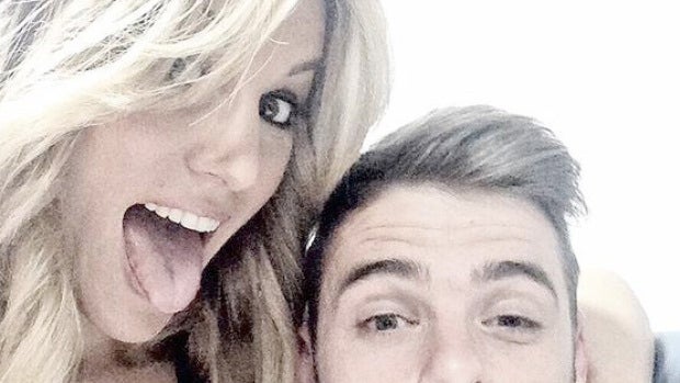 Con esta foto felicitó De Gea a Edurne