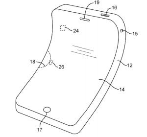 Patente de iPhone curvo