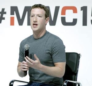 Mark Zuckerberg, en el MWC
