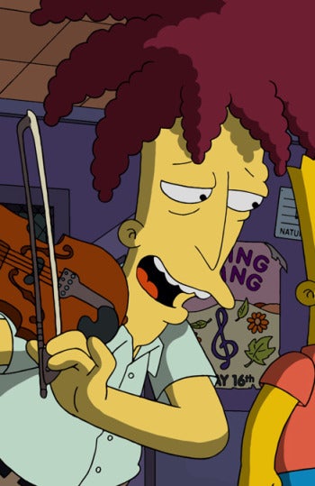 El actor secundario Bob y Bart Simpson
