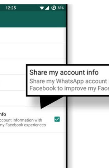 Facebook tendrá acceso a datos de tu WhatsApp
