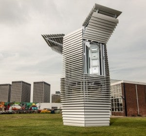 La torre que captura la polución