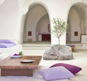Hotel Perivolas en Santorini