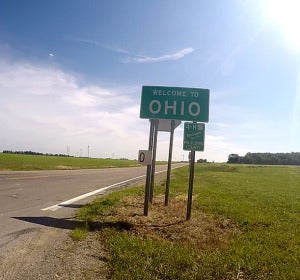 Cartel de entrada a Ohio (EEUU)