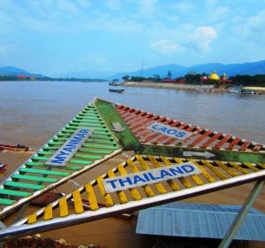 El Triángulo Dorado que une Laos, Myanmar y Tailandia