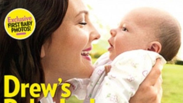 Drew Barrymore presenta a Olive en sociedad