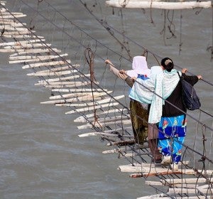 Lago Borit en Pakistán