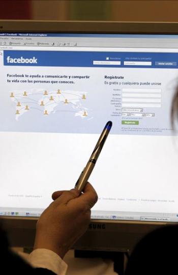 Página principal de Facebook