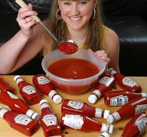 Adicta al ketchup