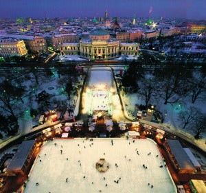 8.000 metros cuadrados de pista de hielo en el centro de Viena