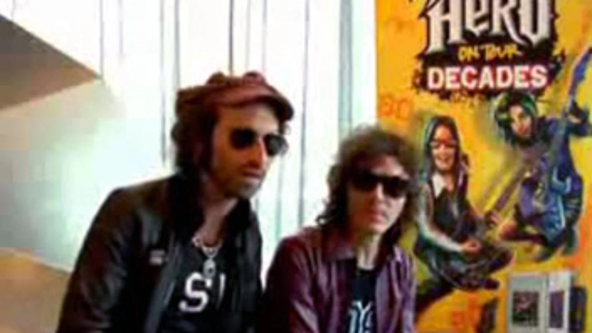 Pereza en la presentación de Guitar Hero On Tour: Decades Pereza en la presentación de Guitar Hero On Tour: Decades