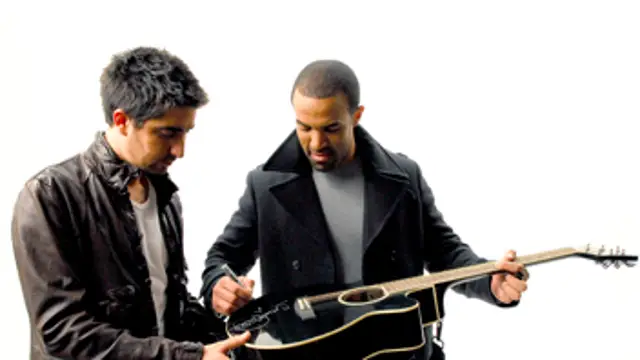 Craig David junto a Álex Ubago