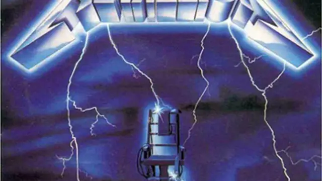 Portada del disco de Metallica Ride The Lightning