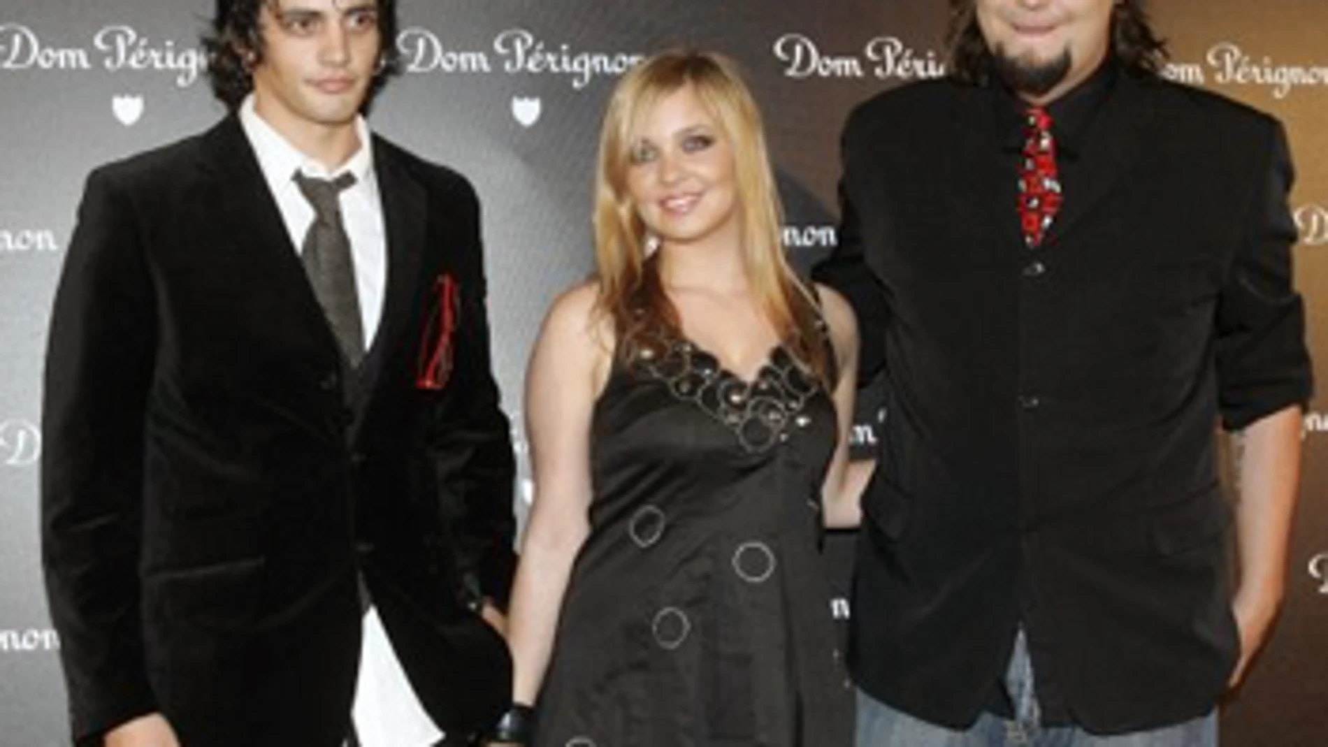 John Lanigan, Belén Arjona y Pablo D. en la fiesta Don Perignon John Lanigan, Belén Arjona y Pablo D. en la fiesta Don Perignon