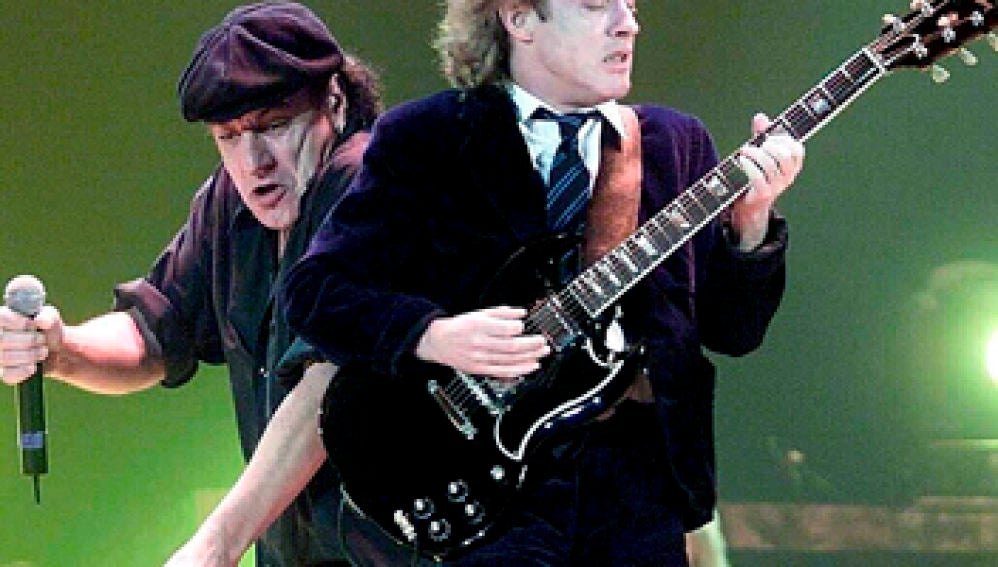 AC/DC durante un concierto