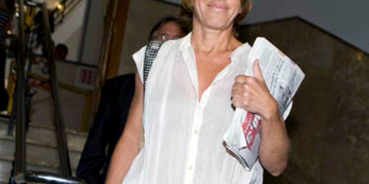 Ana Torroja a la llegada del Juzgado de Instrucción nº 7 de Palma