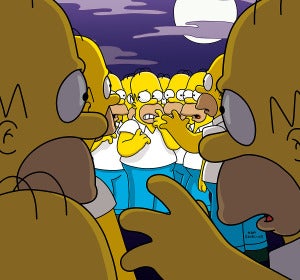 Los clones de Homer Los clones de Homer