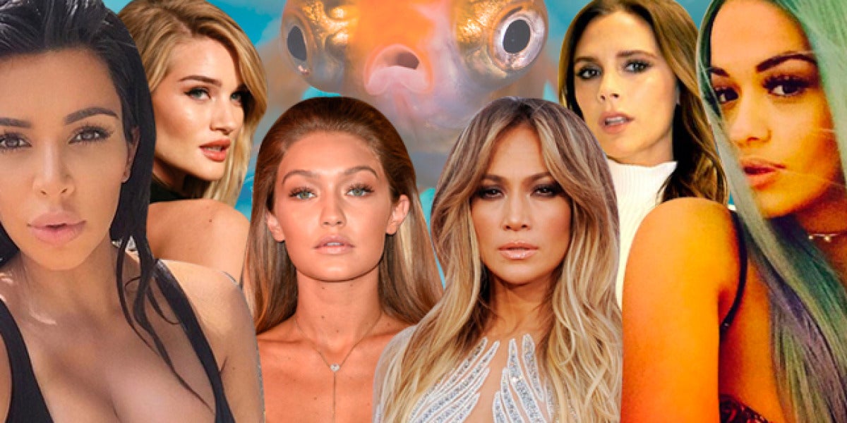 Las celebrities saben que la 'boca pez' favorece