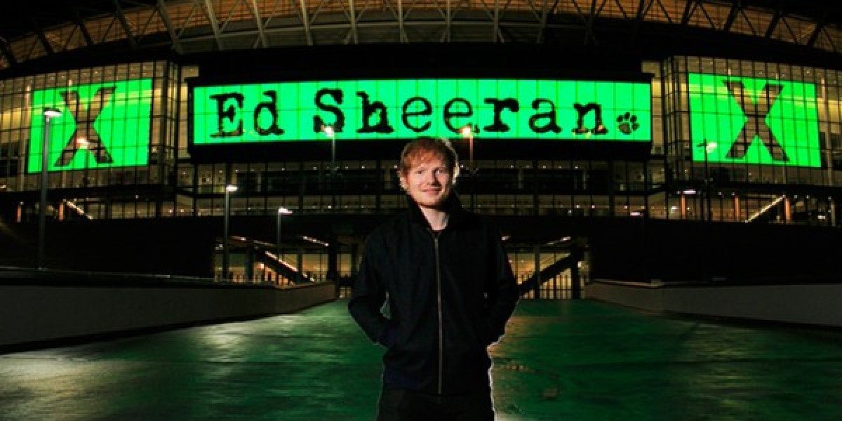 Ed Sheeran en Wembley Stadium