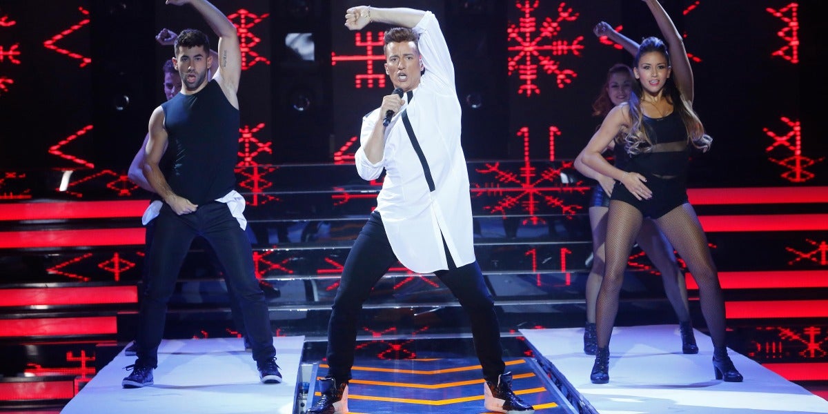 Pablo Puyol imita a Ricky Martin