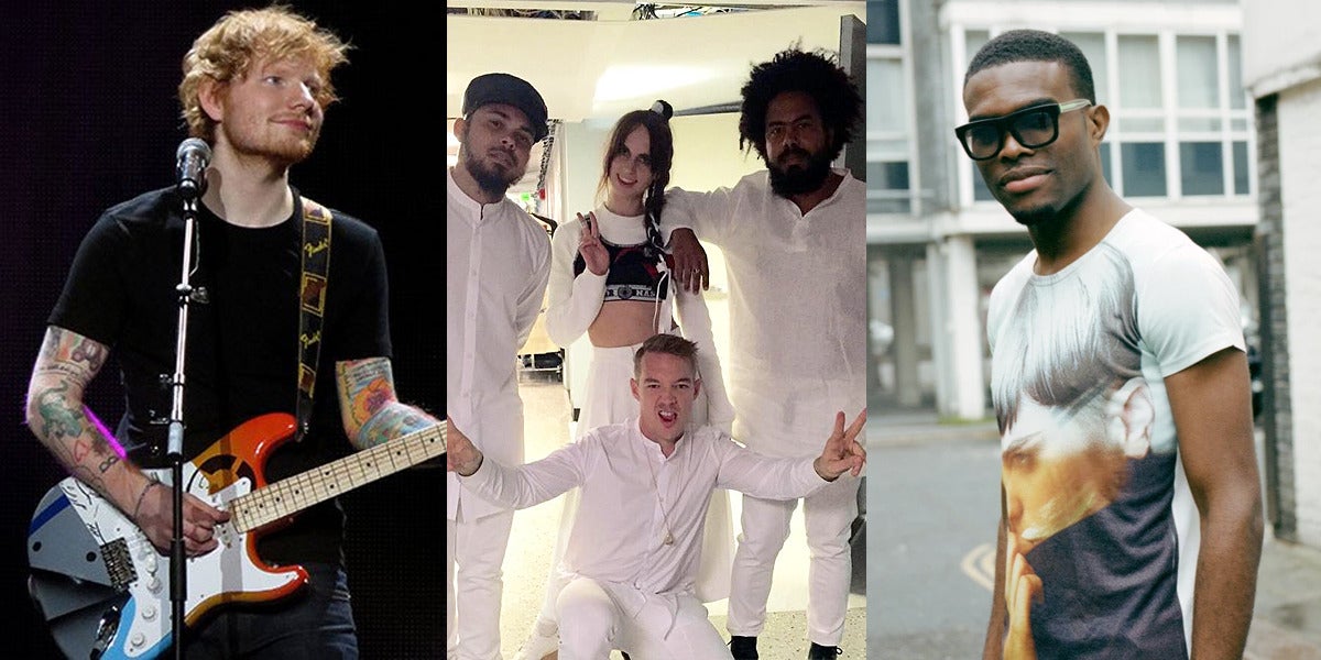 Ed Sheeran, Major Lazer y OMI, los más escuchados en Spotify