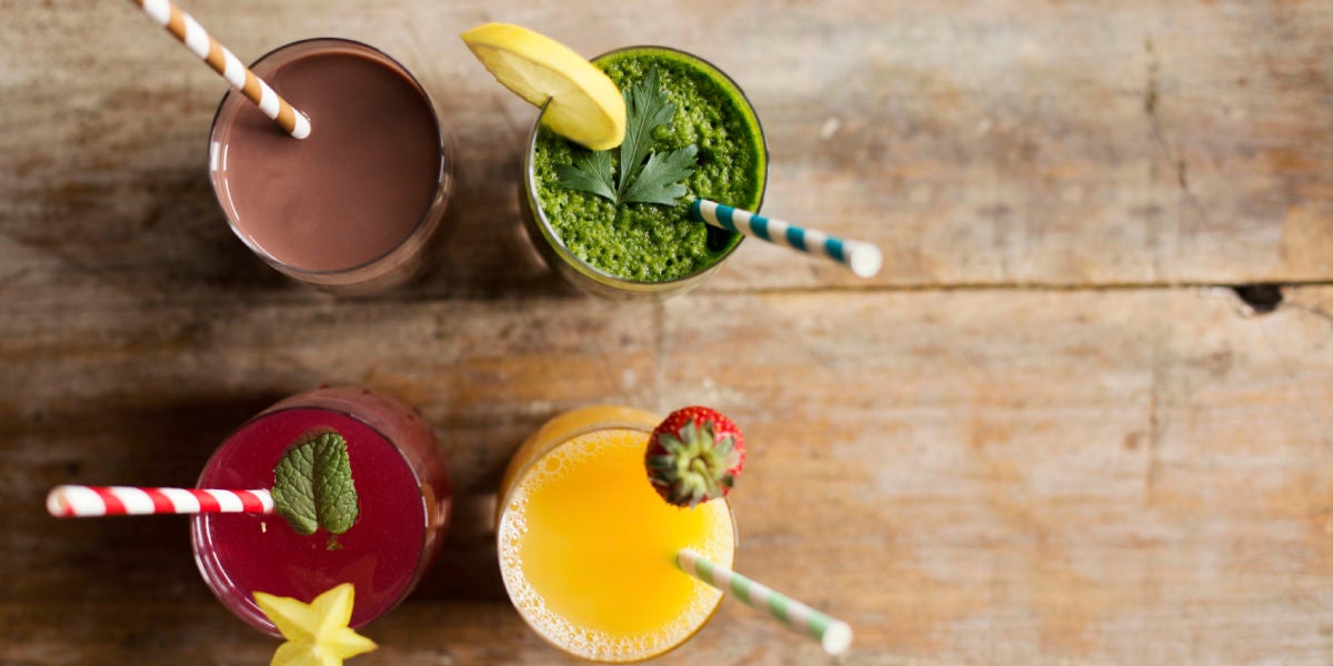 Apetecibles zumos detox