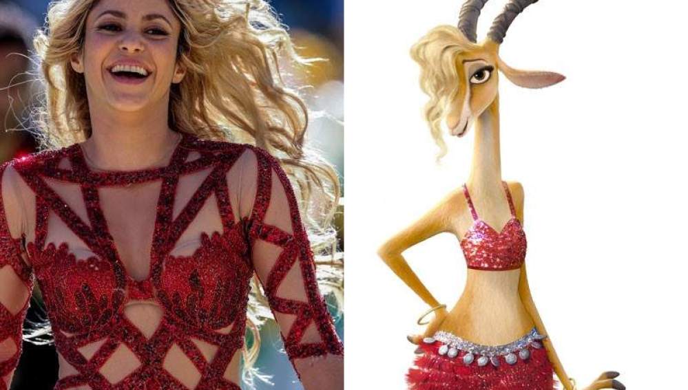 Shakira en Zootopia de Disney