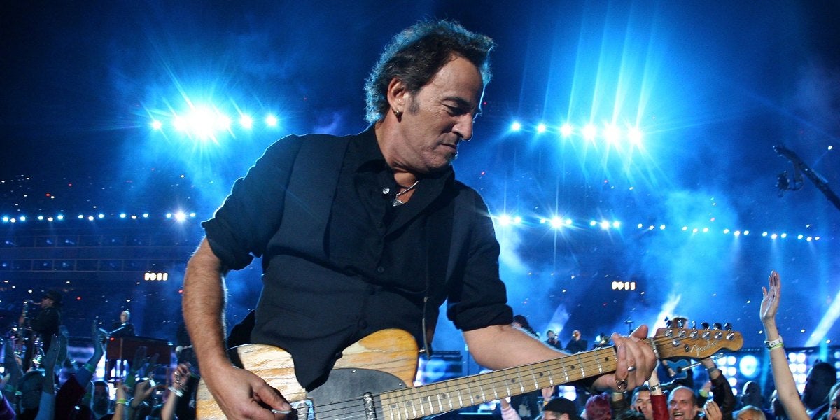 Bruce Springsteen, durante una actuación